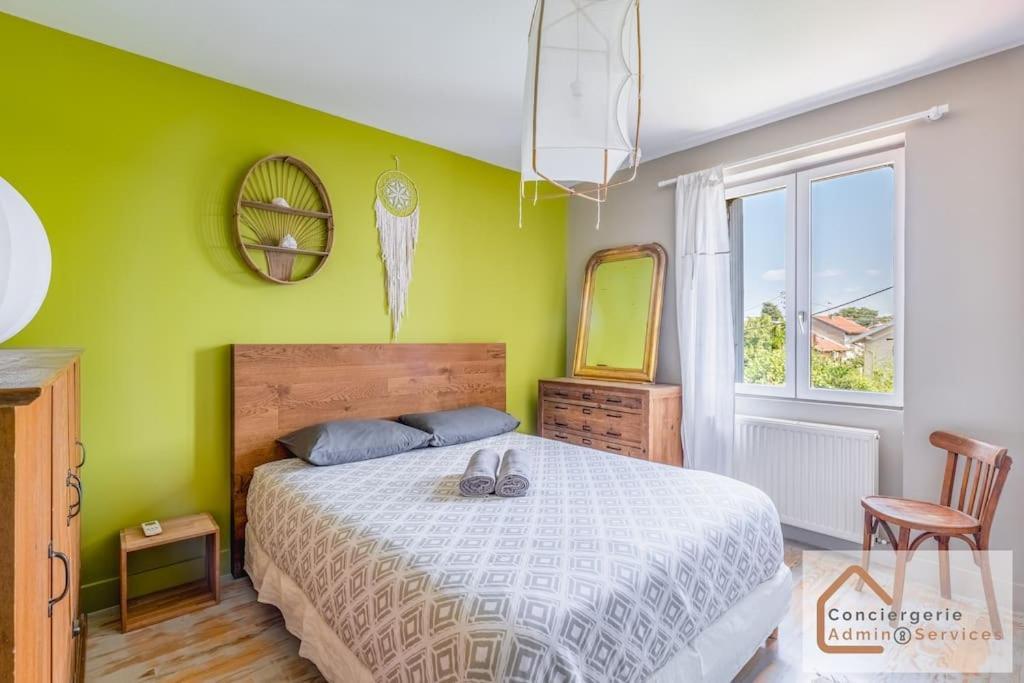 Maison A Lyon Parilly Avec Piscine, Jardin, Parking Prive & Proche Eurexpo Vénissieux Eksteriør billede