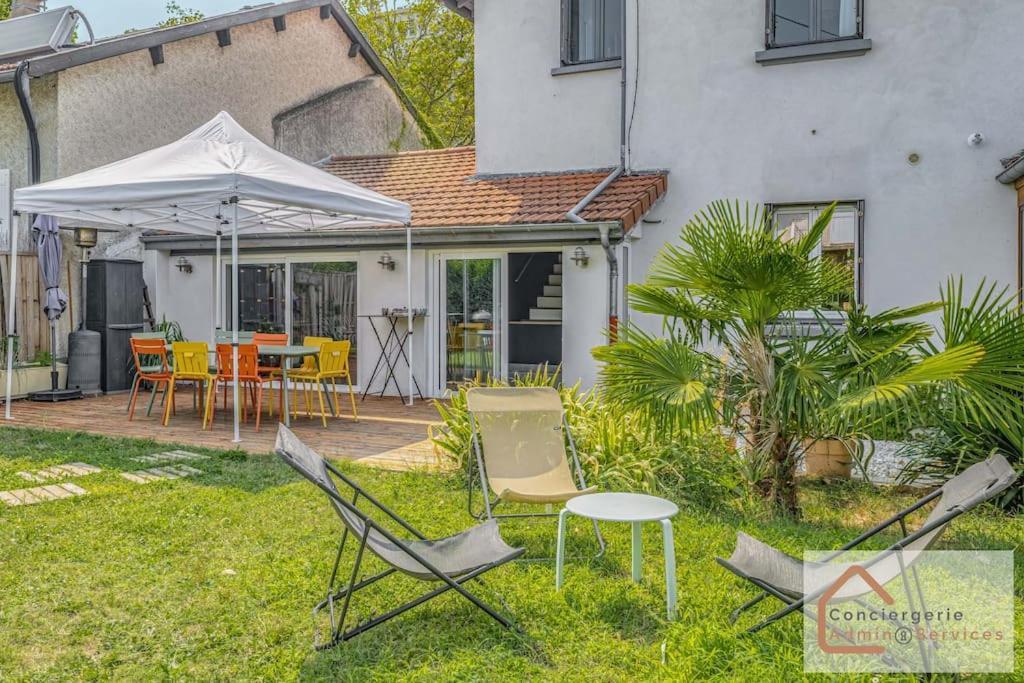 Maison A Lyon Parilly Avec Piscine, Jardin, Parking Prive & Proche Eurexpo Vénissieux Eksteriør billede